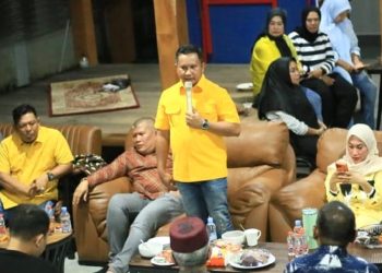 Ketua DPD I Golkar Sultra La Ode Darwin Hadiri Silaturahmi dengan DPD II Kolaka