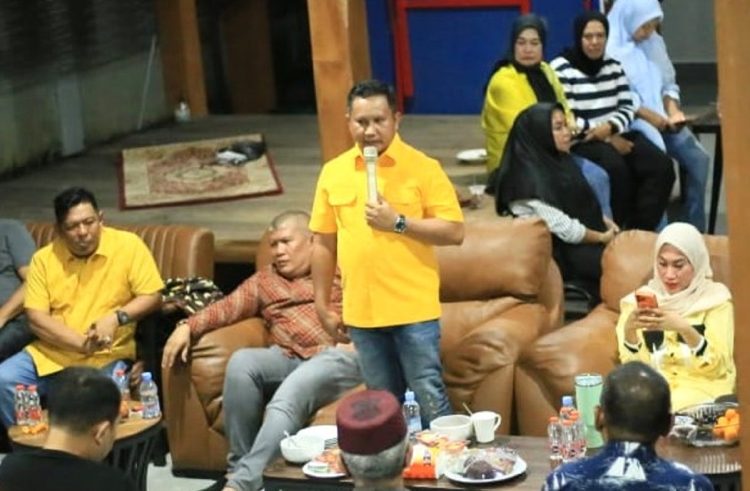 Ketua DPD I Golkar Sultra La Ode Darwin Hadiri Silaturahmi dengan DPD II Kolaka