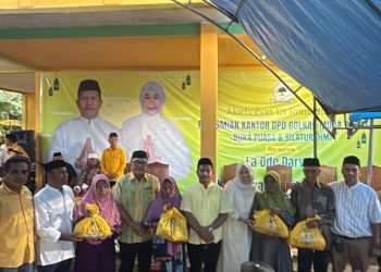 Peresmian Sekretariat Baru, Golkar Muna Barat Kian Agresif Bidik 11 Kursi di Pemilu Mendatang